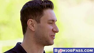 Daisy Lee, this young babe, gives an incredible blowjob leading to a facial