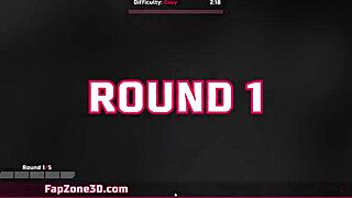 in cock hero, the 3d slut bends over for dick