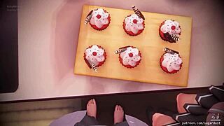 Detailed 3D anime hentai animation featuring Suouyuki in various scenes.