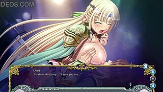 cute princess elysia feels big tits cumshot