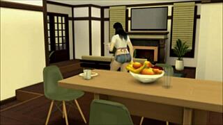 Grandpa's New Girlfriend Fucked Hard in 3D Cartoon