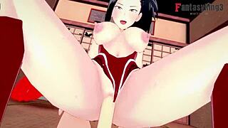 momo yaoyorozu fucks in boku no hero