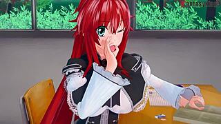 See-through Rias Gremory in Hs dxd ntr madness 3