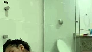 bia hot morena gets naughty with bathtub jet play?