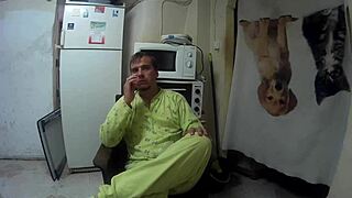 He cums in my face while I eat his ass and find another surprise inside the anus