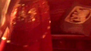 Erotic belly dancing performed by a nude brunette beauty in a teasing manner.