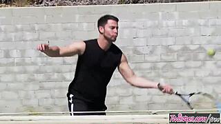 Seth Gamble And Adriana Chechik Fucking At Match Point