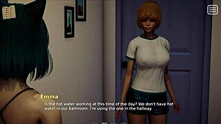 my bully turns into my lover with blonde big tits