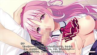 Detailed scene of Hajilove making lovers with Sakurako Sonoike.