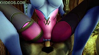 widowmaker blowjob and deepthroat overwatch sfm