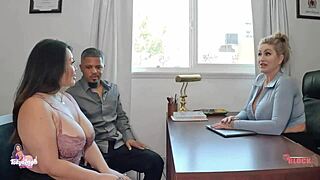 Hot Asian threesome with MILFs and big tits - 9ine
