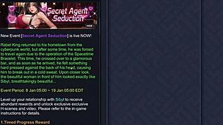 Ep1 secret agent sibyl with stockings and stiletto - king of kinks